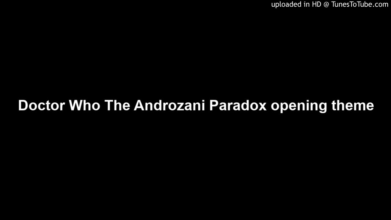 Doctor Who The Androzani Paradox opening theme