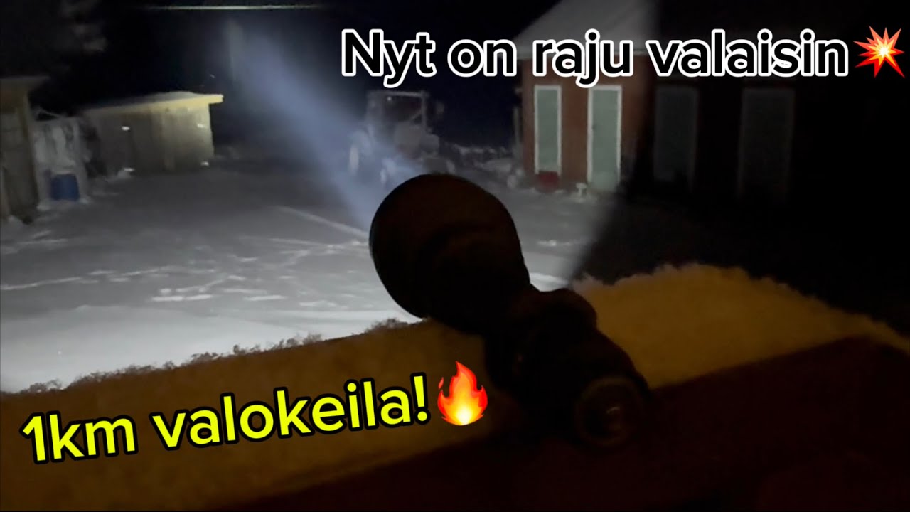 Hurja 1000m valokeila!Armytek Barracuda ProMax