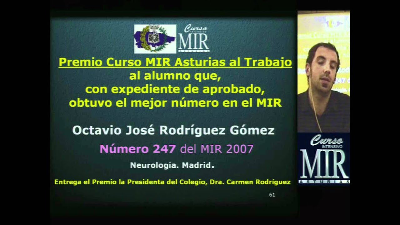 Consejos para la preparación del examen MIR Dr. Octavio Jose Rodríguez Gómez