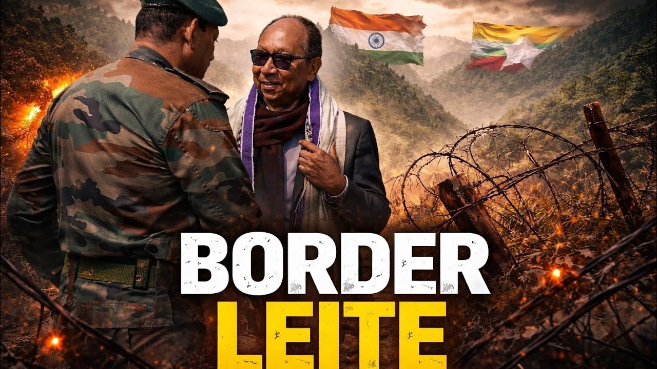 Граница Манипура с Мьянмой Fencingna kannagadro?