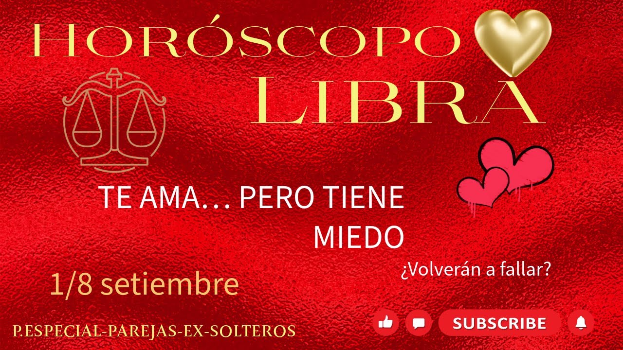 Libra ♎💔 Amor herido, aún te ama ❤️ pero teme que fallen de nuevo 😞