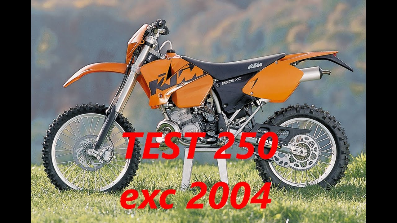 Test KTM 250 exc 2004 + balade