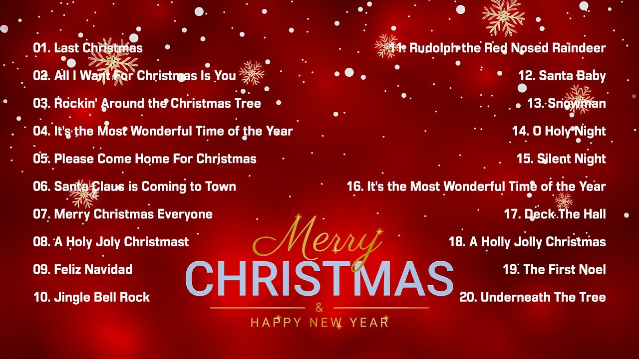 Top Christmas Songs of All Time 🎄 Best Christmas Music Playlist 🎅🏼 Merry Christmas Song Playlist