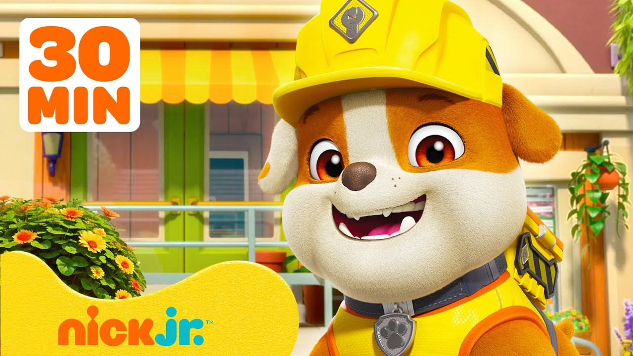 Rubble | ¡Rubble se convierte en el héroe de Builder Cove! con Mix y Charger | 30 minutos | Nick Jr.