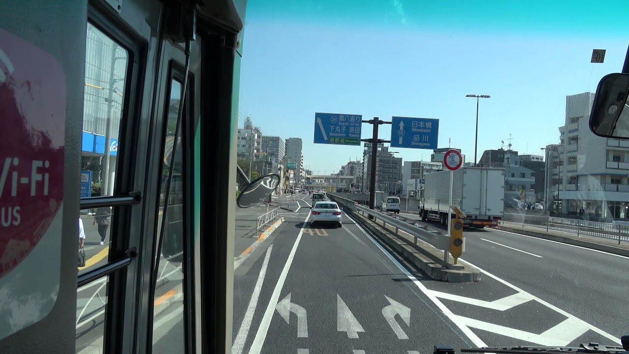 高速バス JR川崎駅～首都高～TDR 東京ディズニーリゾート 京浜急行バス 【4K前面展望】