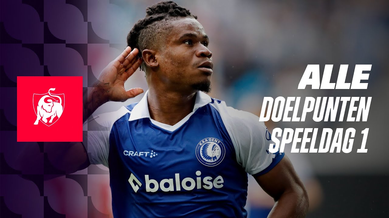 ВСЕ ГОЛЫ 1-ГО МАТЧА ⚽🔥 Лучшие моменты Jupiler Pro League 23/24