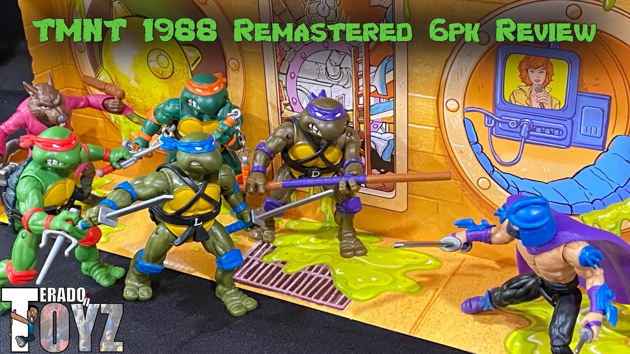 Remastered TMNT 1988 Figures are EXCELLENT | Terado on Toyz