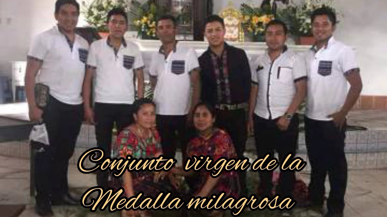 Conjunto virgen medalla milagrosa mix