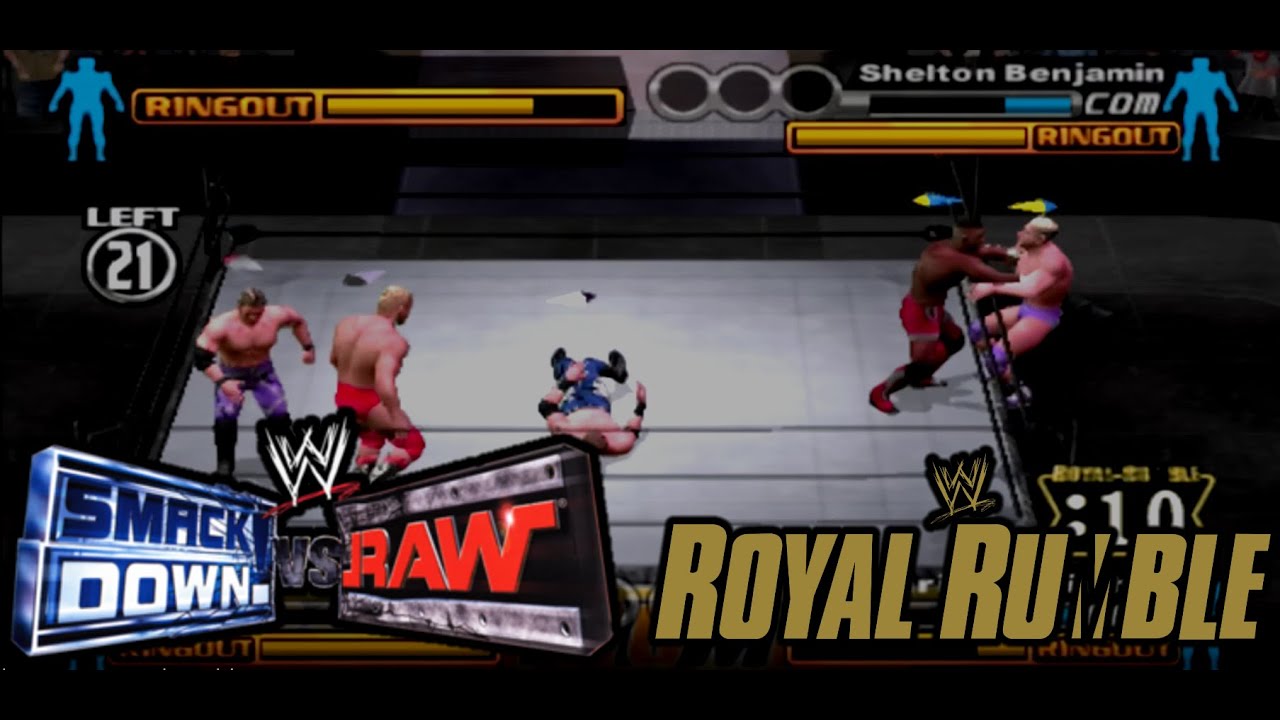 WWE Smackdown VS Raw (2005) ROYAL RUMBLE MATCH