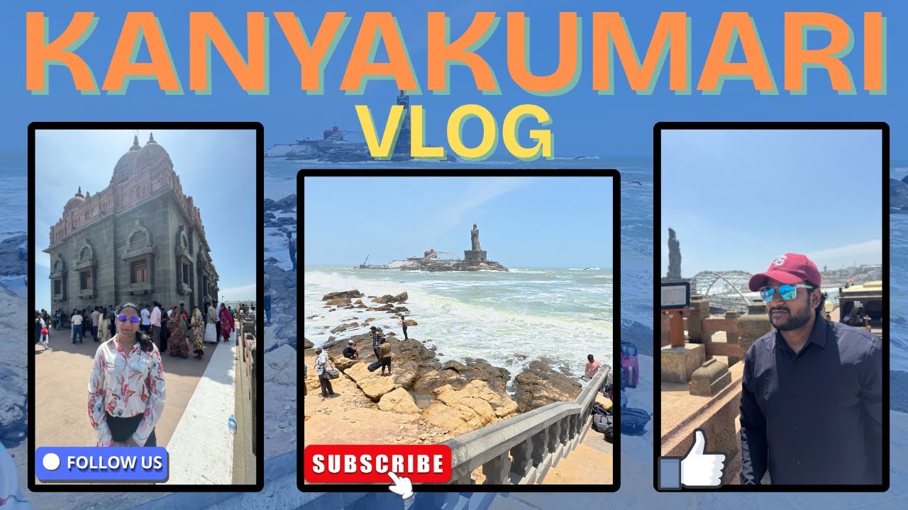 Kanyakumari Travel Vlog | Vivekananda Rock Memorial, Thiruvalluvar Statue & Ferry Ride Experience