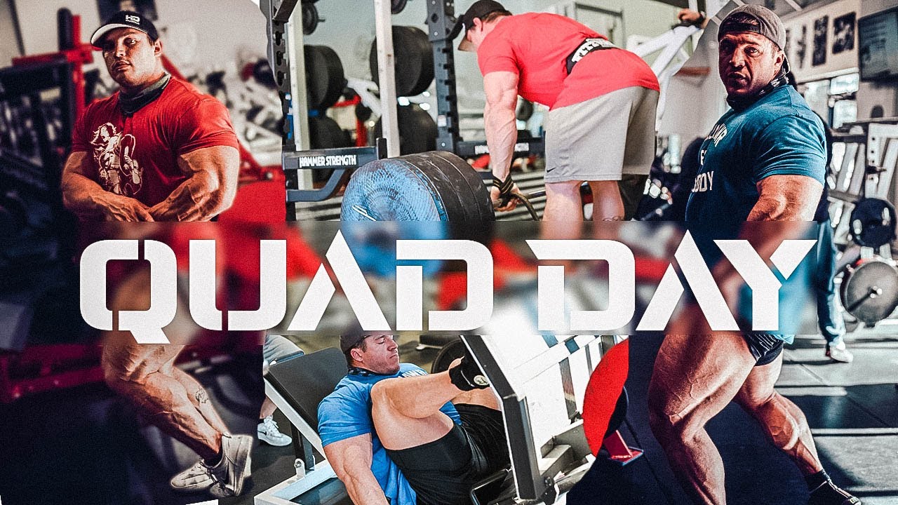 QUAD DAY w/ IFBB Pros Martin Fitzwater and Brett Wilkin