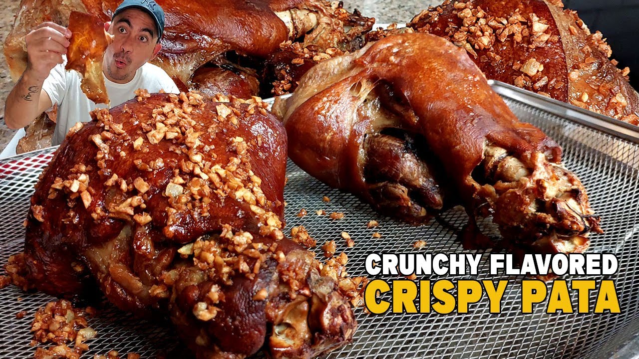Kakaibang CRUNCHY Pork Flavored CRISPY PATA!