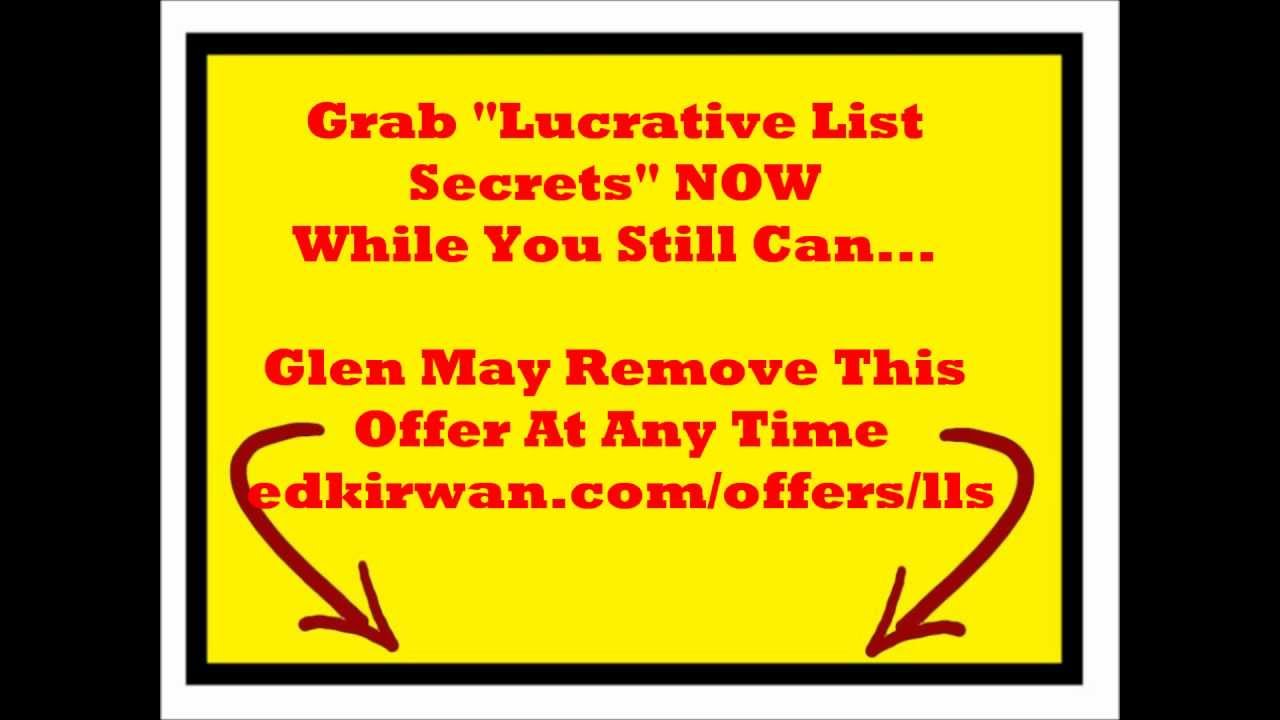 Lucrative List Secrets 2.0 Review