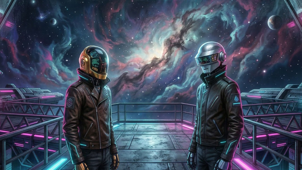 Chillwave, lo-fi french house, funk mix🏎️ |  Daft Punk Inspired Mix | Stardust Sessions #003