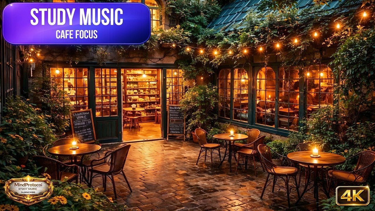 2026 Ultimate Study Music For Focus & Productivity | Cozy Garden Café