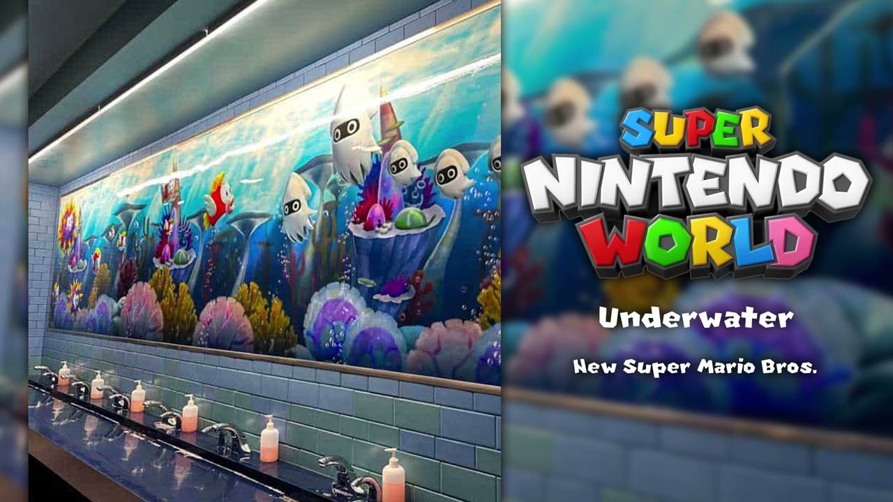 【SOURCE OST】Super Nintendo World: Underwater - New Super Mario Bros. Wii