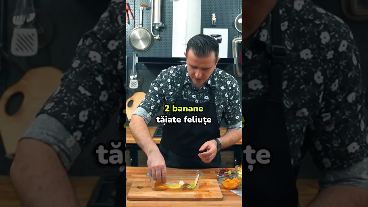 👉 Desert cu Fructe 🍑 🍊 🥝 Rapid și delicios, super răcoros  #șefpaulconstantin #deliciu #desert