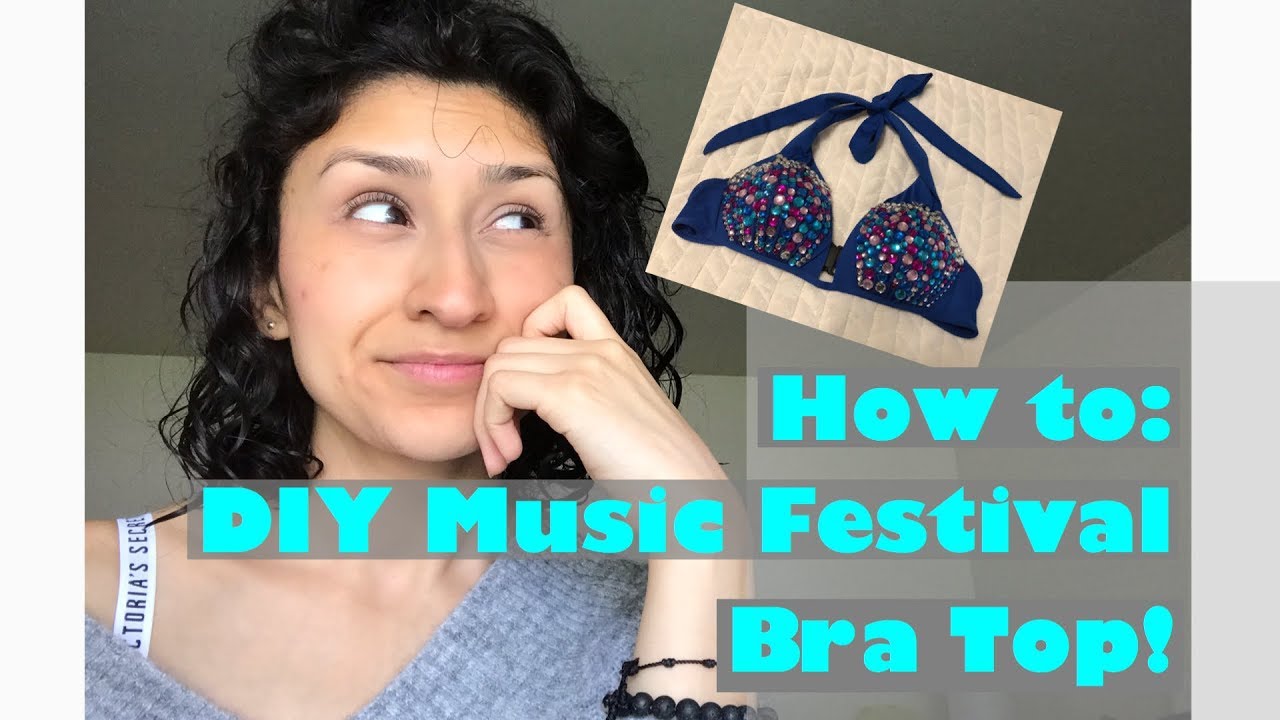 DIY Music Festival Bra Top!