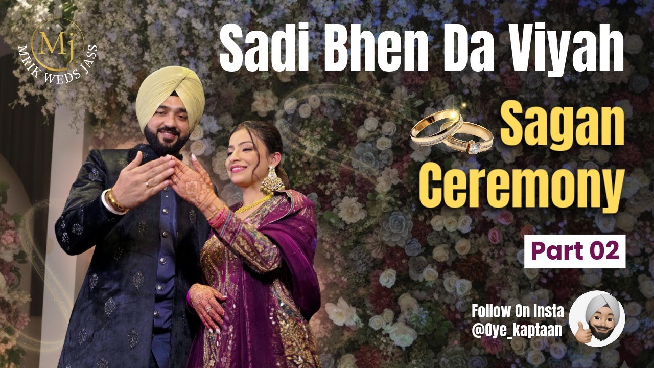 Bhen ki khushi se badhkar kuch nahi! ❤️ Sadi bhen da sagan ceremony vlog is out now. 💍✨Must watch🫶