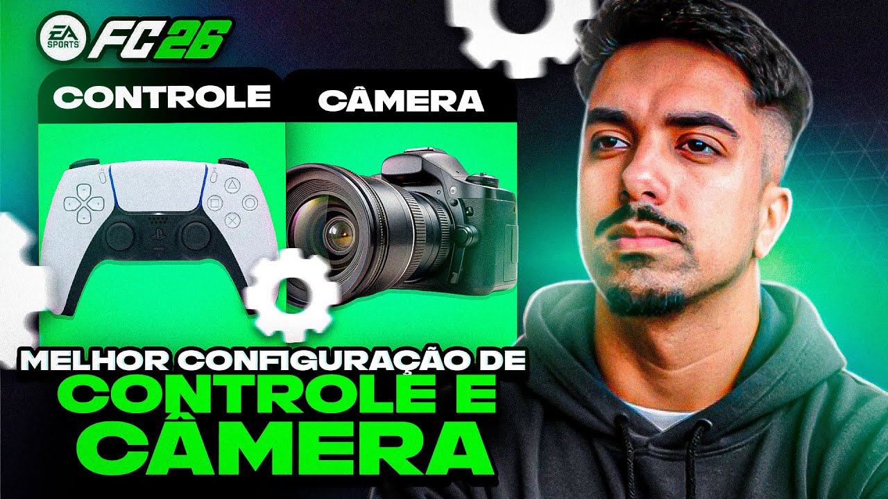 🎮 ESSA CONFIGURAÇÃO de CONTROLE e CÂMERA vai MELHORAR 200% SEU JOGO no EA FC 26 🔥