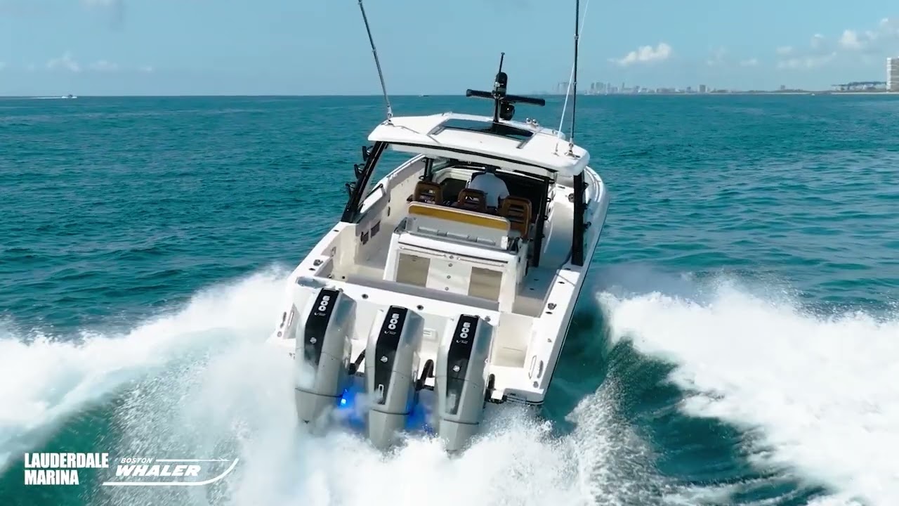 2024 Boston Whaler 420 Outrage Sea Trial Offshore Near Fort Lauderdale