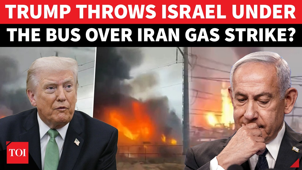 'Israel Did This, Not U.S.': Trump PLEADS Iran To Stop Hitting Gulf Sites To Avenge Pars Gas Attack