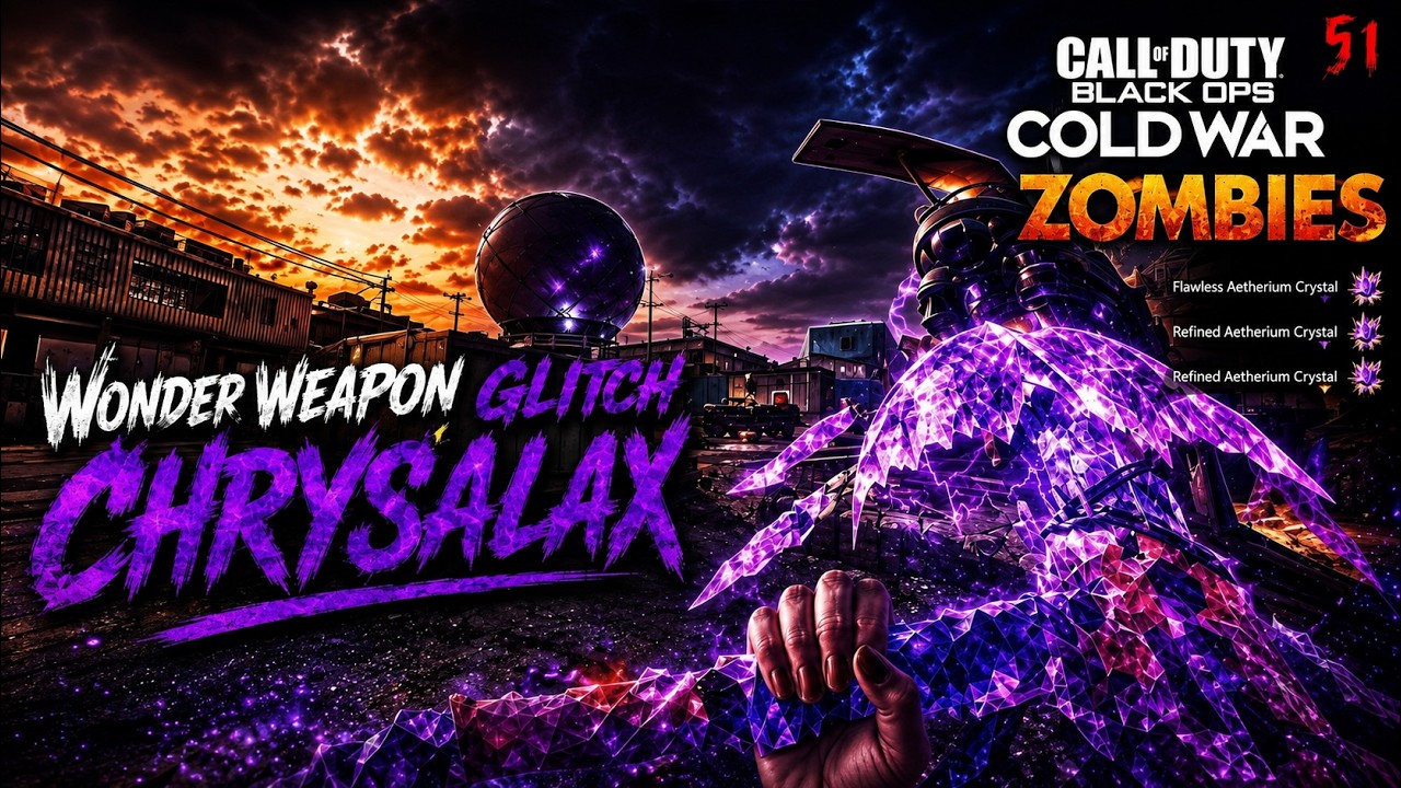 Wonder Weapon Glitch CHRYSALAX • [Black ops Cold War Zombies] FIREBASE Z #callofduty #cod #blackops
