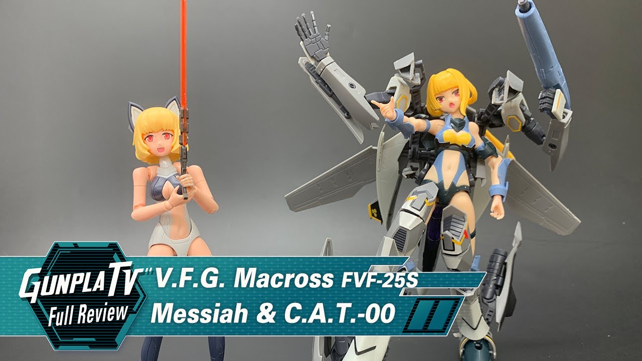 V.F.G. Macross F VF-25S Messiah & C.A.T.-00 | Gunpla TV