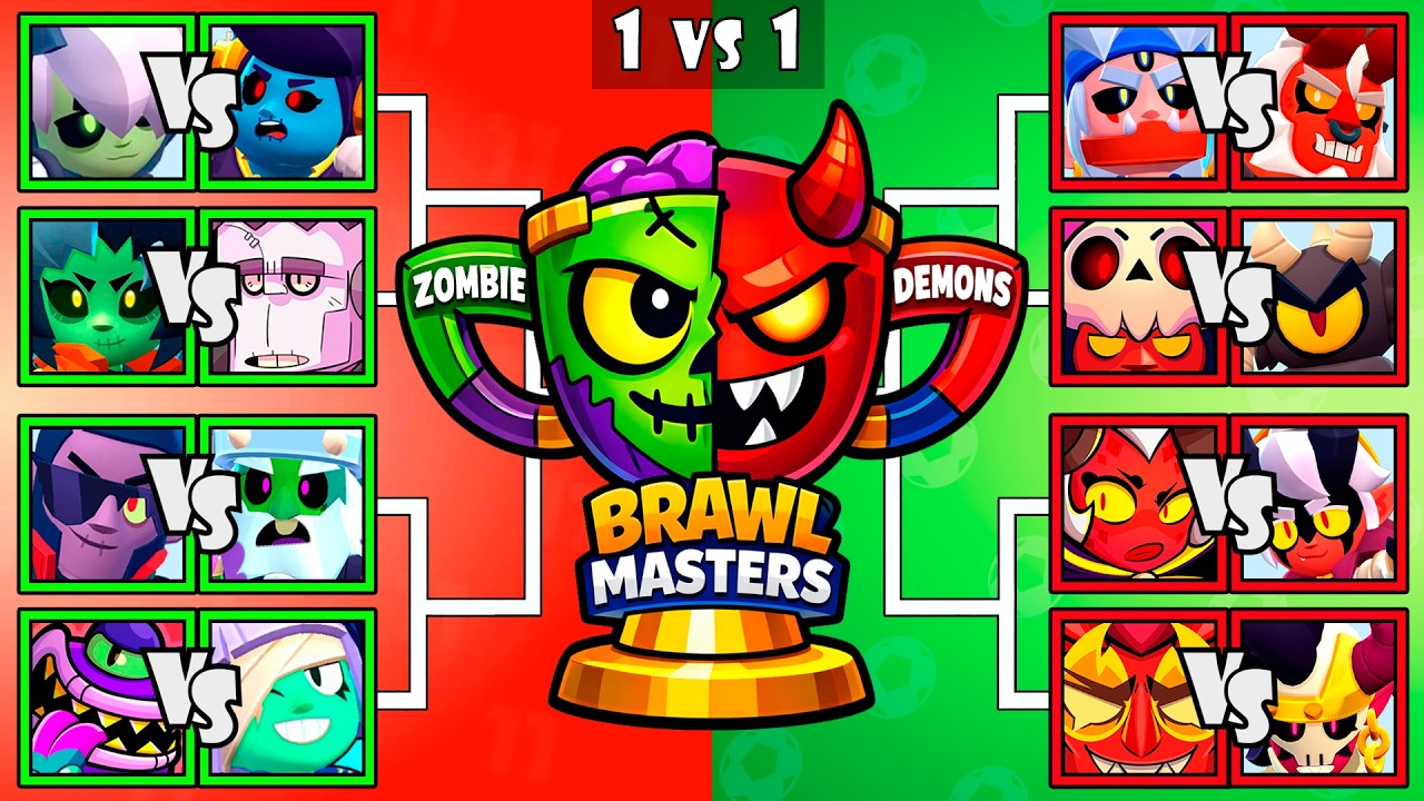 ZOMBIE vs DEMONS | Who Is The Best Brawler | Brawl Stars Tournament | Season 49