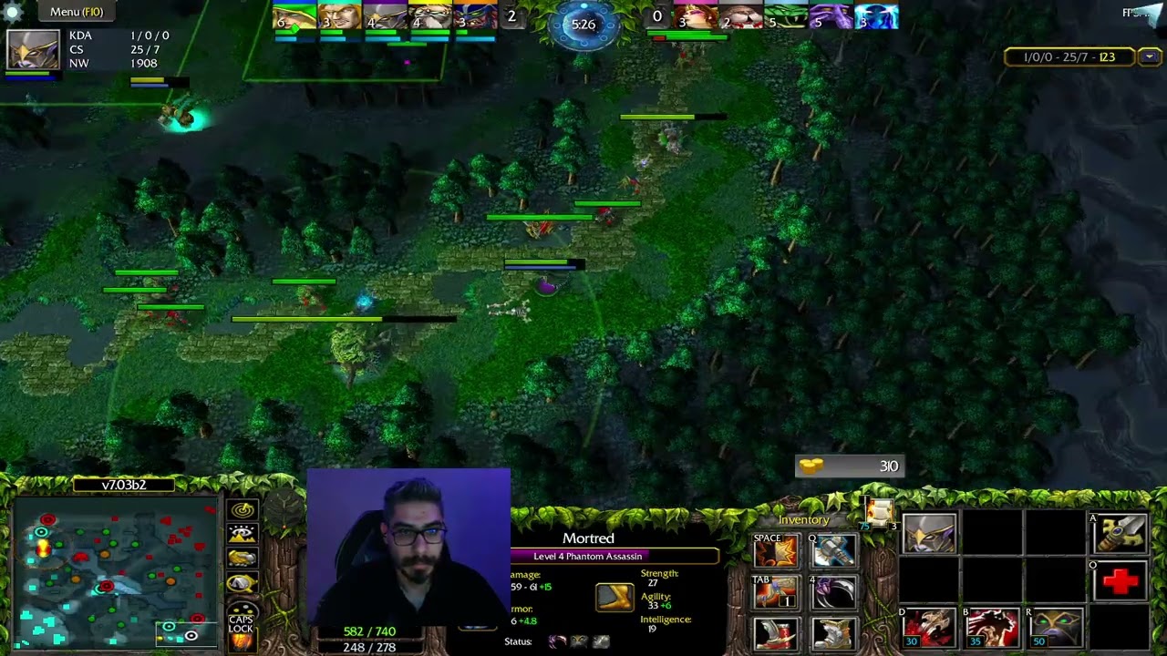 Dota 1 Atinad GamePlay phantom Hard Carry دوتا1 گیم پلی اتیناد 