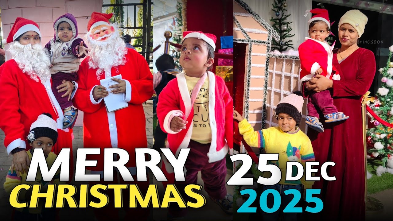 25 December Christmas Special 🎄 | Family Fun at Nucleus Mall & Fish Aquarium Ranchi | Anupama Kumari