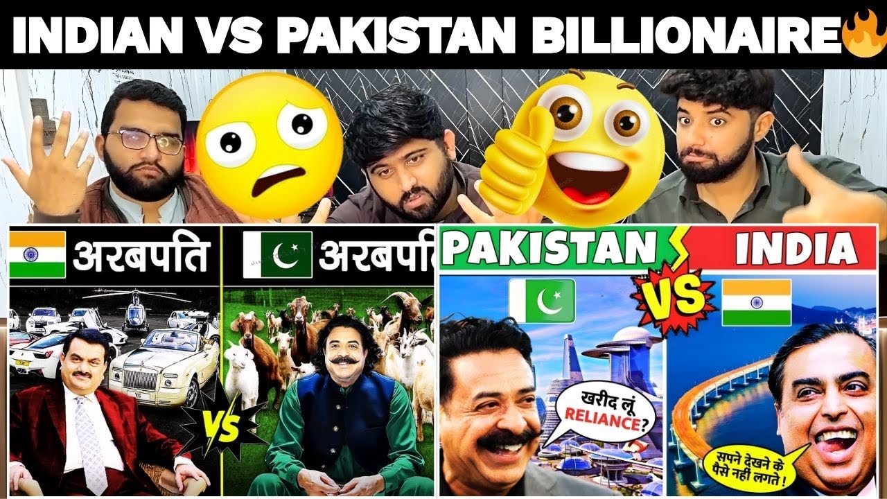 Pakistani Reaction On Indian vs Pakistani Billionaires | दौलत की जंग 🔥