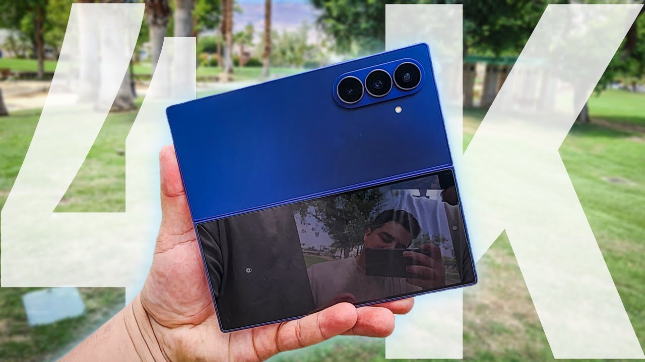Samsung Galaxy Z Fold 7 4K Camera Video Test
