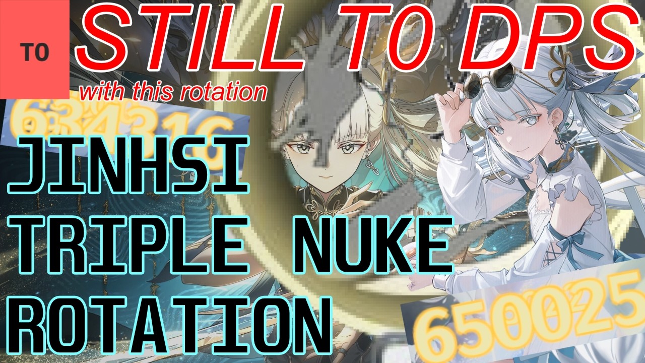 INSANE T0 Jinhsi Triple Nuke Rotation [Guide included] Made Easy - Wuthering Waves