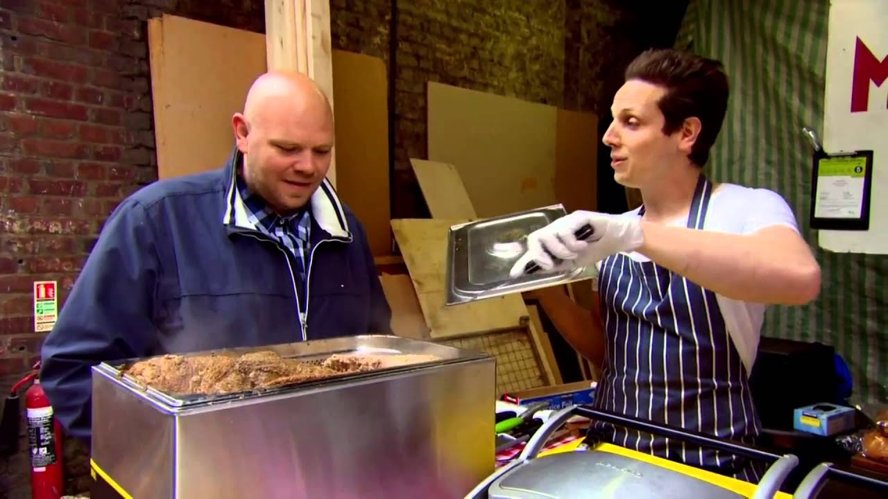Michelin star chef Tom Kerridge visits Maltby Street Market