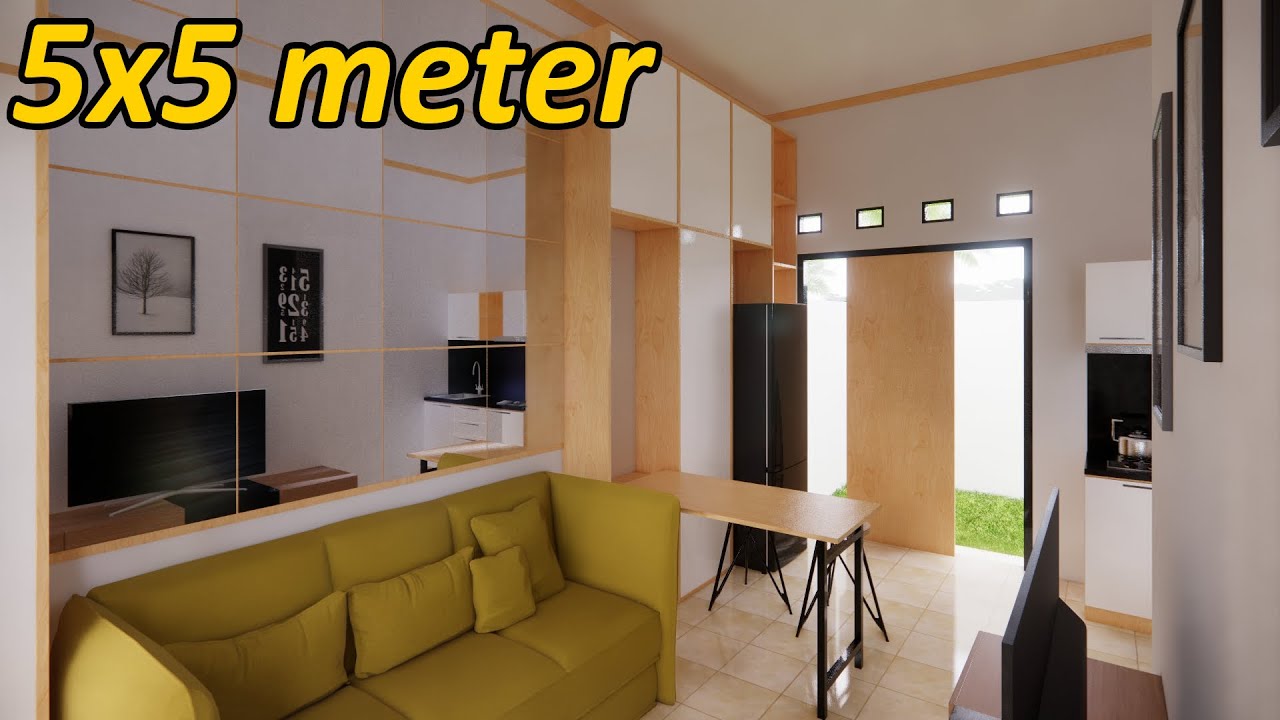 Rumah Minimalis 5x5 meter
