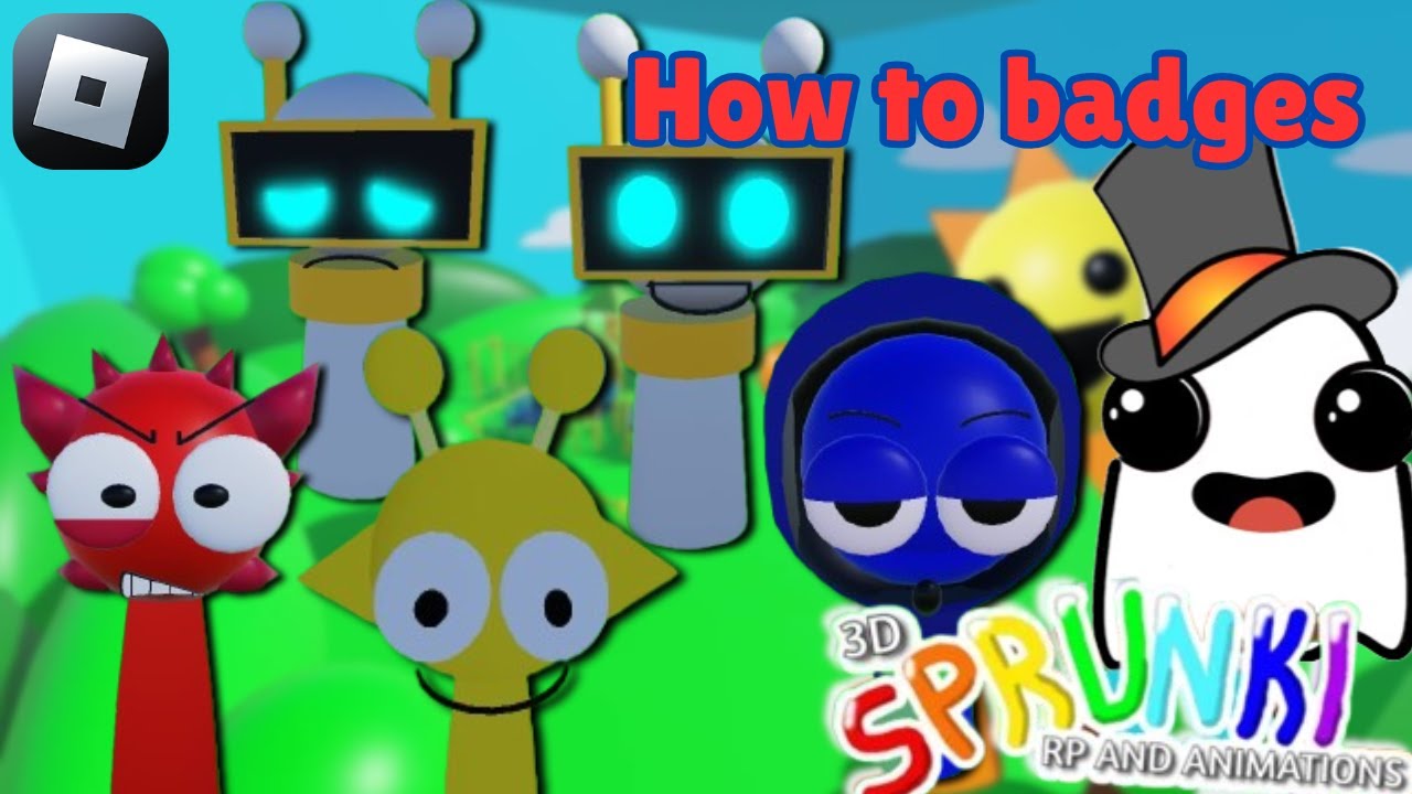 6 nuevas badges en Sprunki RP and animation (SIMON REALM incluído 🤑) | Koda