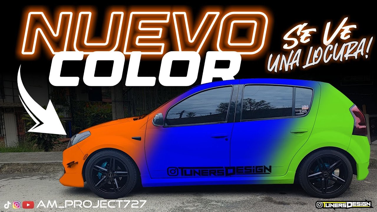 WRAP PARA EL SANDERO // El nuevo color es toda Una L0cur4