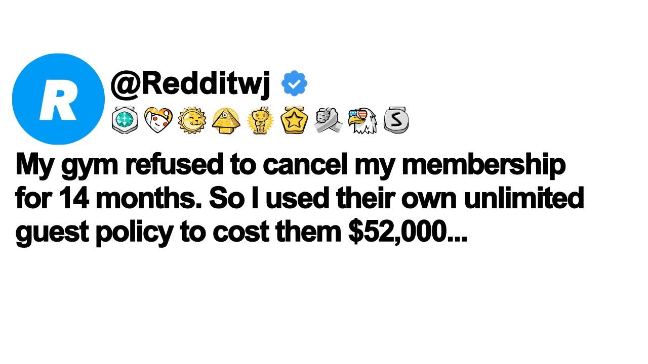 My gym refused to cancel my membership for 14 months. So I used their own unlimited guest policy...