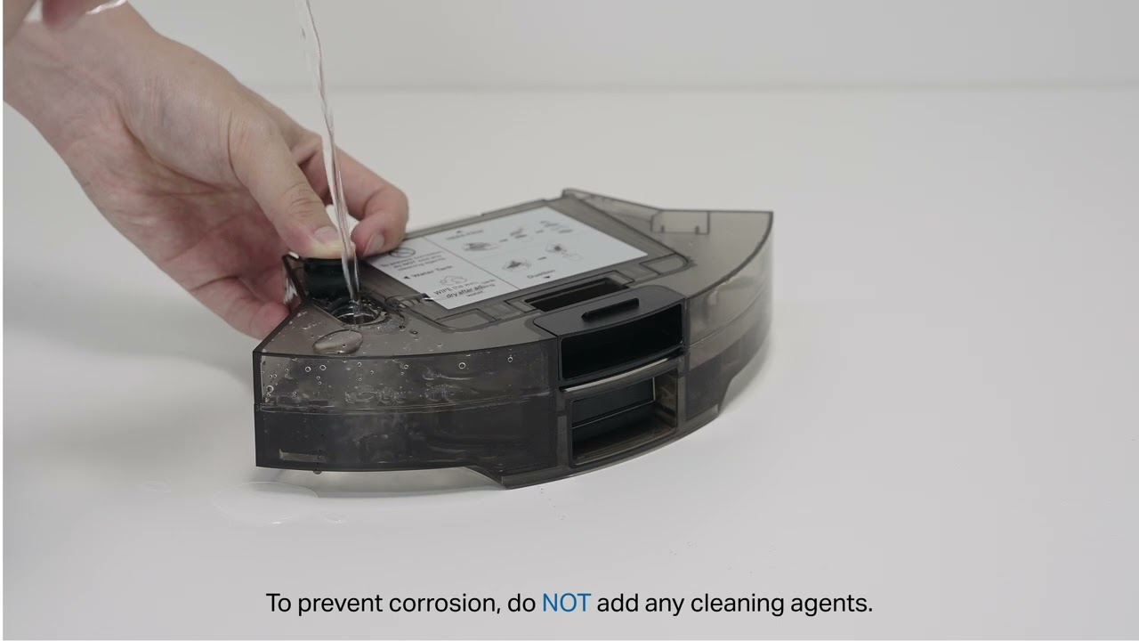 How to Install Mop Cloth Mount and Fill In Water Tank (Tapo RV20 Max Series)