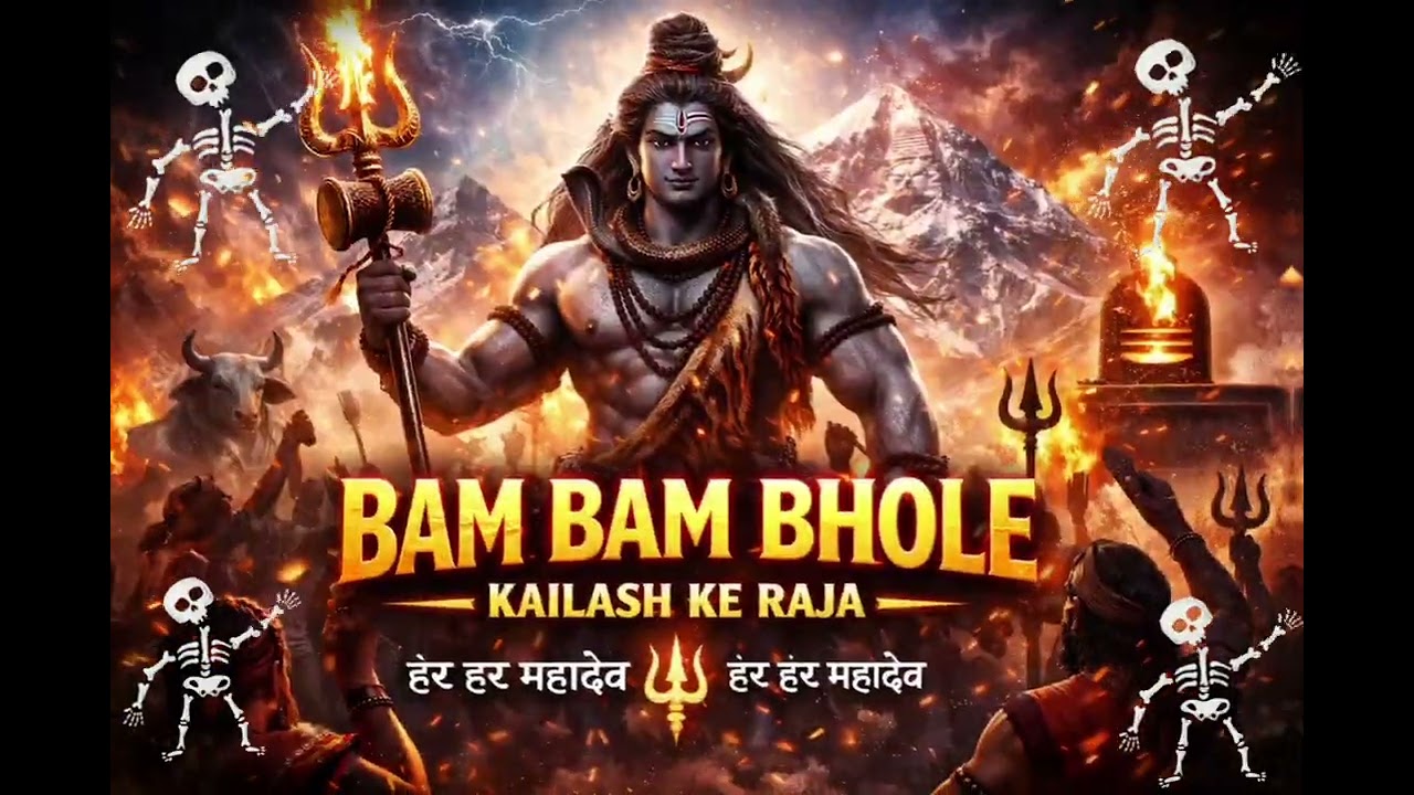 Bum Bum Bhole: The Ultimate Kailash Raja Rap Bhajan Experience #bholenath #mahadev #mahakal #viral 