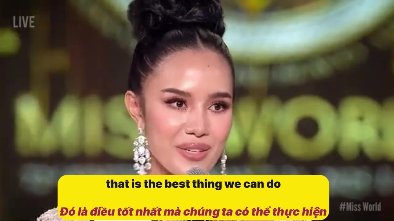 Hoa hậu Thế giới 2025 |  Hoa Hậu Đăng Quang Với Câu Trả Lời Xuất Sắc|
Source:  JSTAROHM