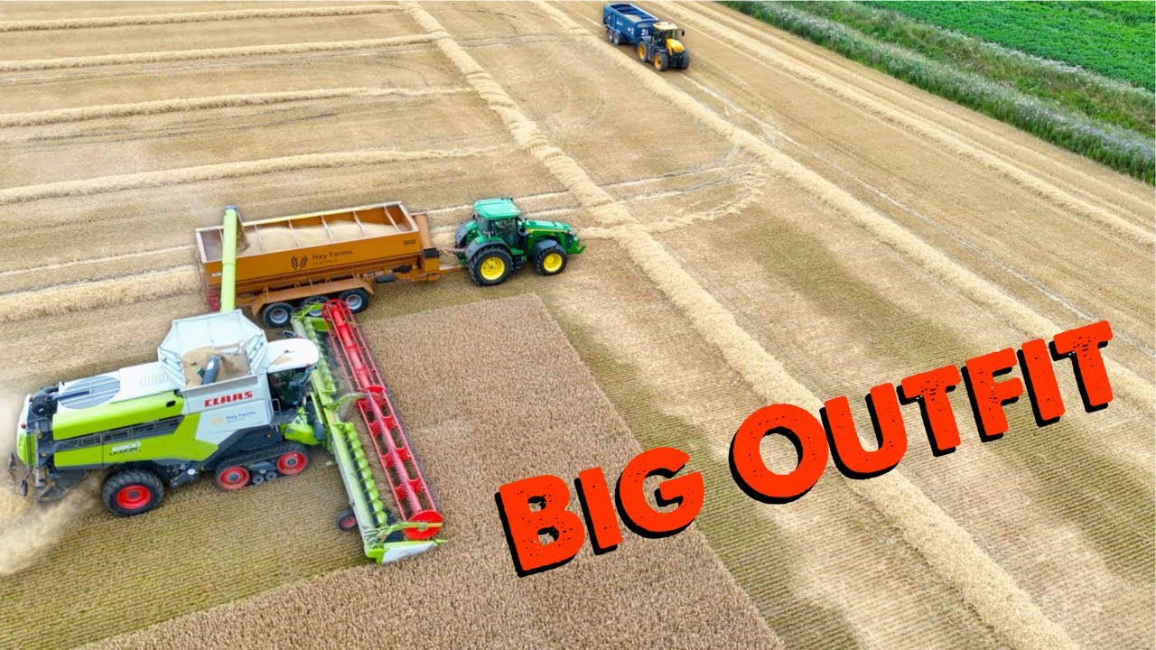 Scottish Barley Harvest Flat Out | Poorly Calf Needs Help | Straw Moving