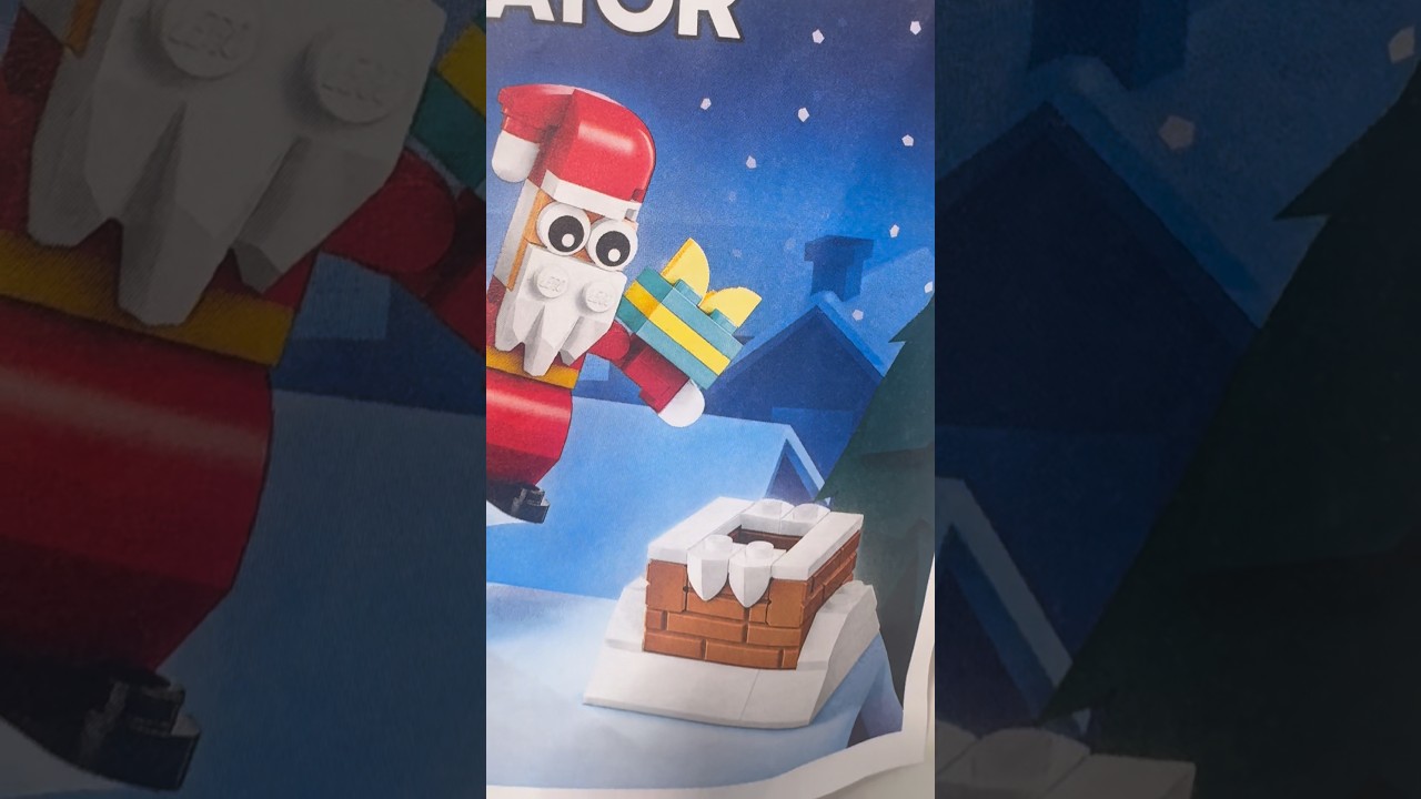 A LEGO Insiders Paper bag Seasonal set! 🎅 #lego #legosanta #legoseasonal #holidays #drbrickenstein
