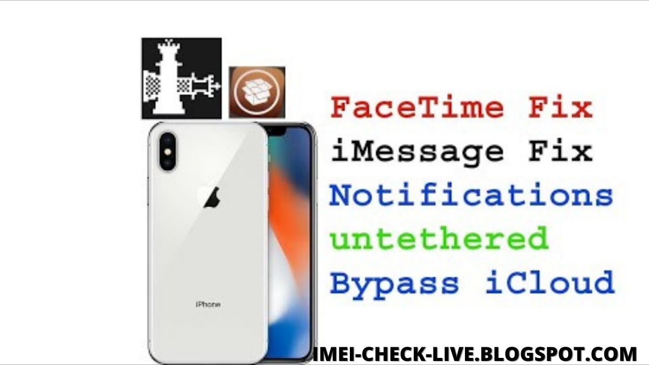 Fix untethered iCloud Bypass iPhone X - FaceTime Fix iMassage Fix Notifications iOS 13.6 iOS 13.5.1