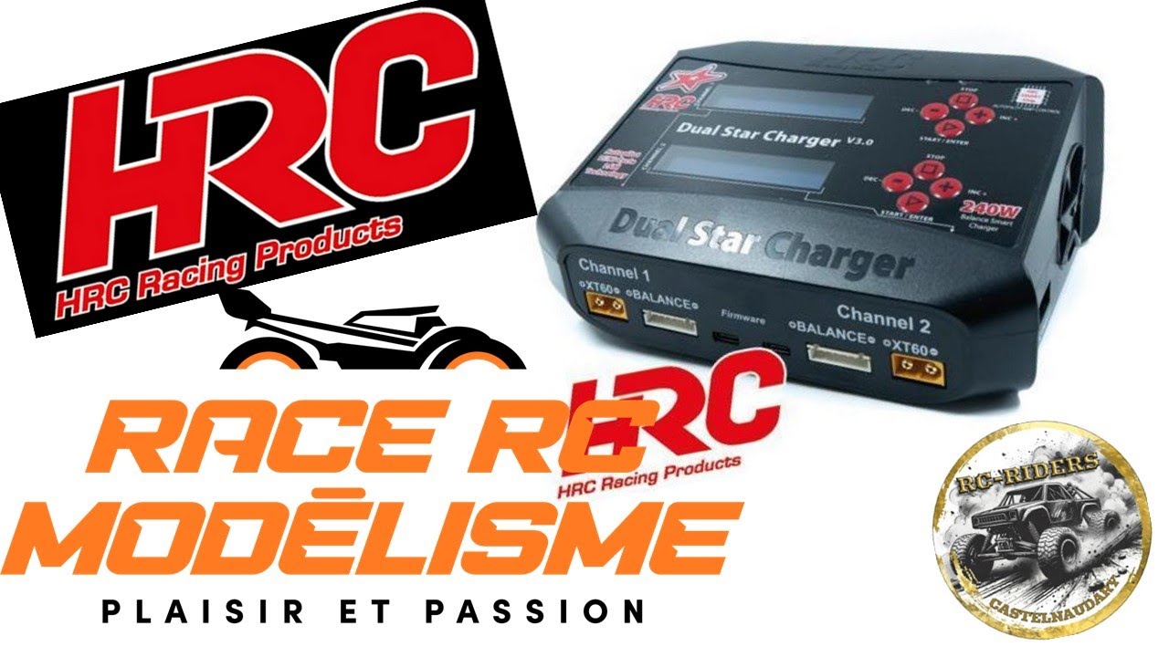 New chargeur Duo 2 X 120W Smart By RACE RC MODELISME