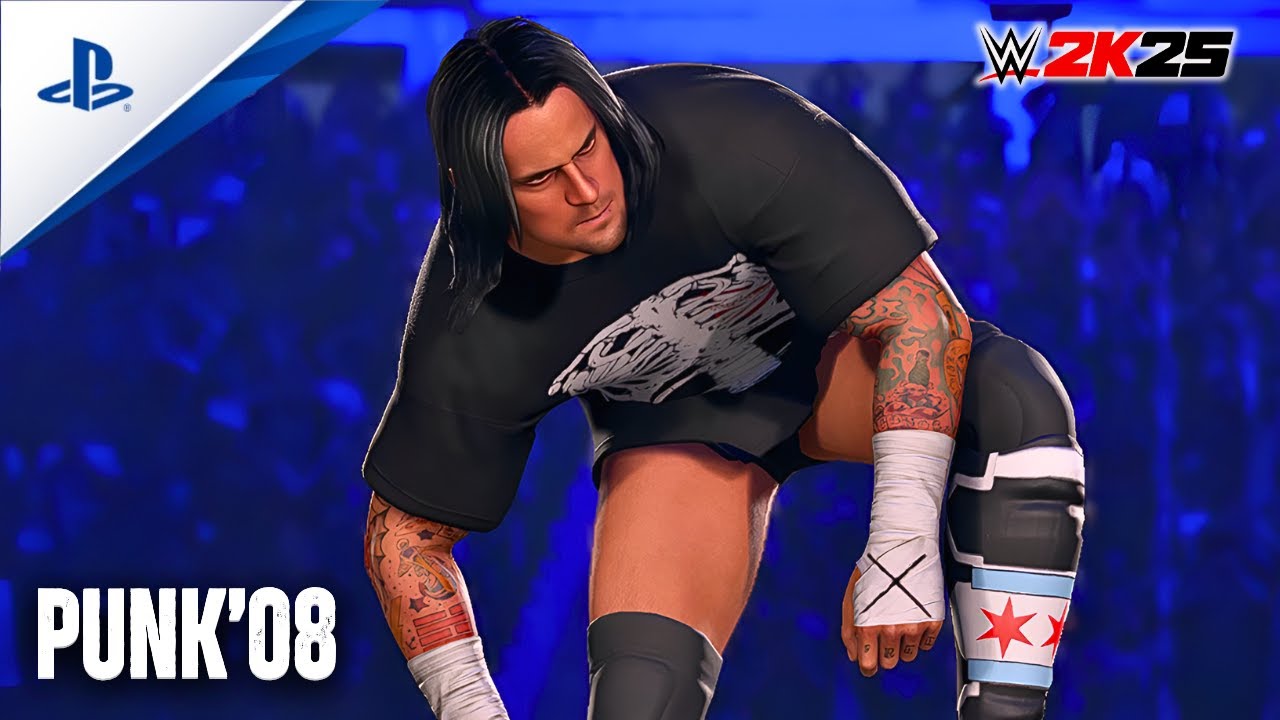 WWE 2K25 – Полный выход CM Punk ’08 | Возвращение Straight Edge 🔥
