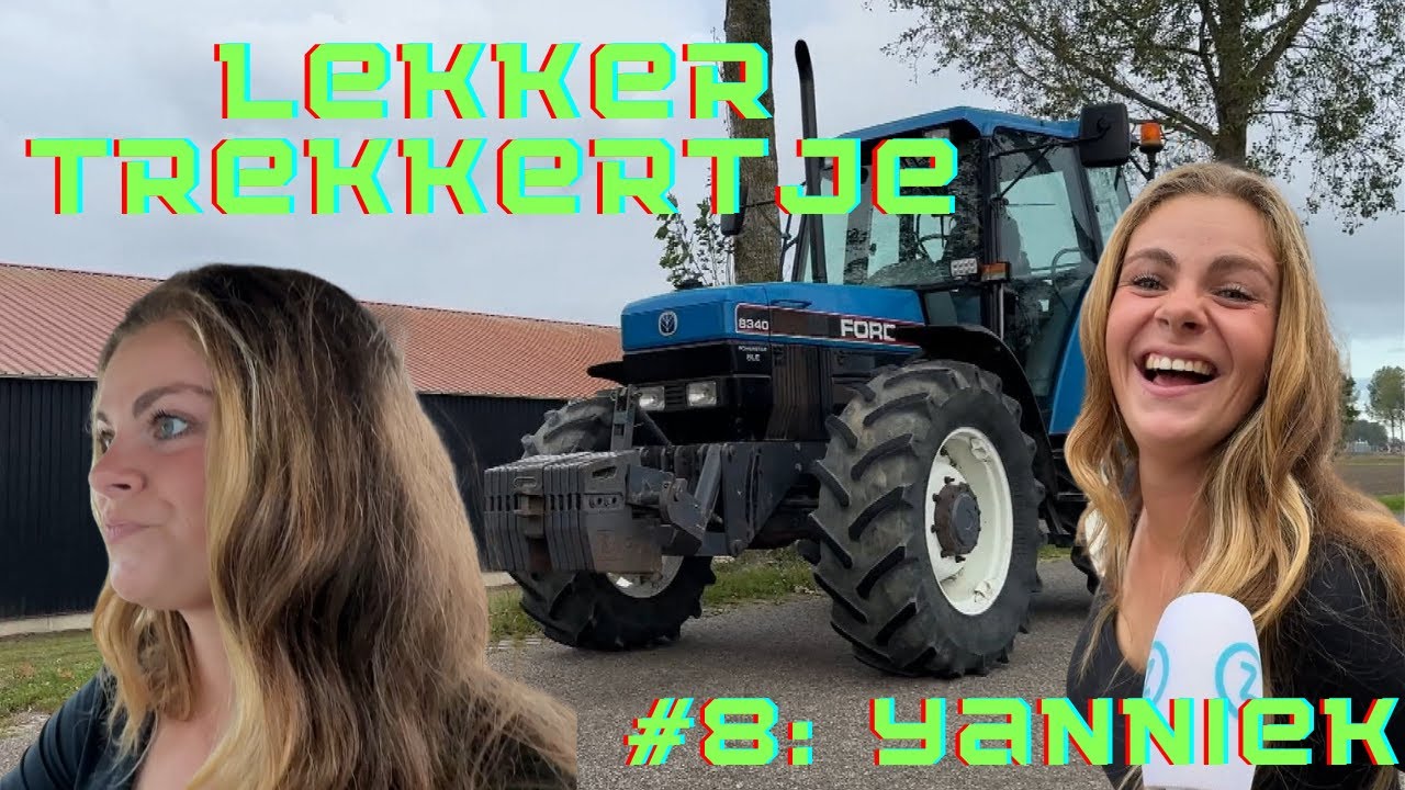 YANNIEK houdt van het GELUID van haar Ford-TREKKER #lekkertrekkertje