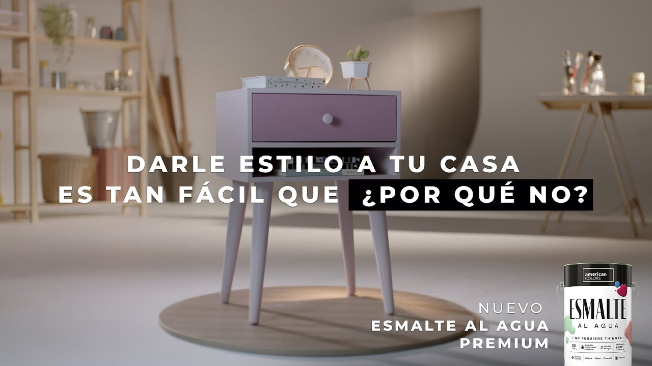 ¿Cómo pintar sobre madera con el Esmalte al Agua de American Colors?