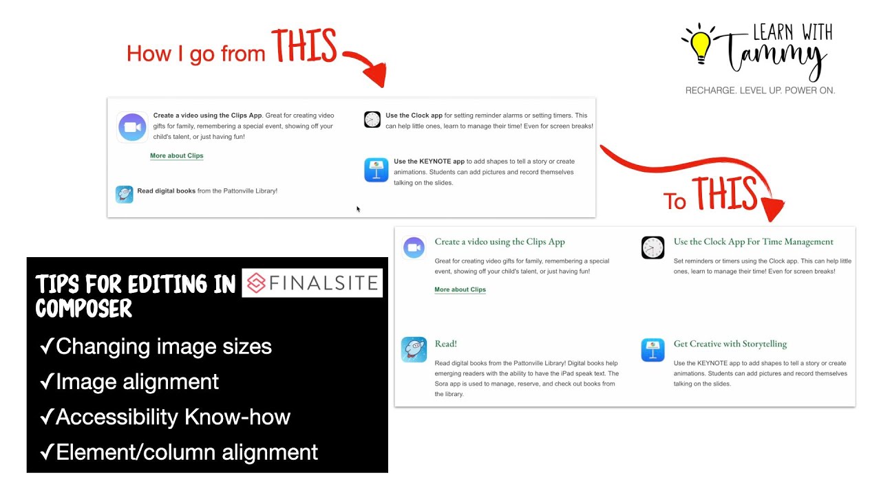 Fussing with in-line images in FinalSite's Composer